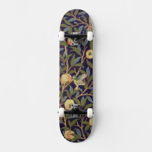 William Morris Bird And Pomegranate Vintage Art Skateboard