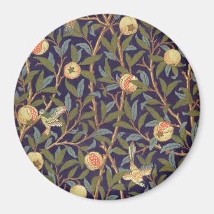 William Morris Bird And Pomegranate Vintage Floral Magnet