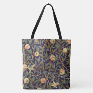 William Morris Bird And Pomegranate Vintage Floral Tote Bag
