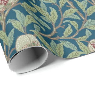 William Morris "Bird and Pomegranate"  Wrapping Paper
