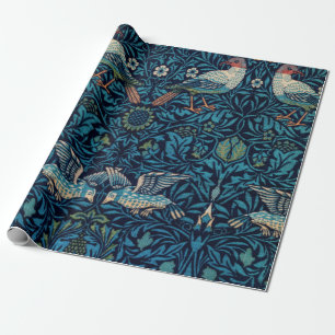 William Morris bird art Wrapping Paper