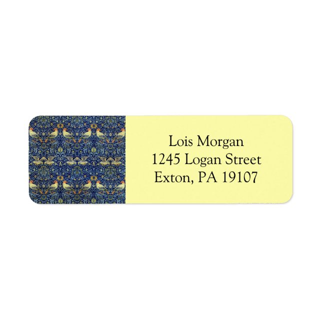 William Morris Bird Pattern (Front)