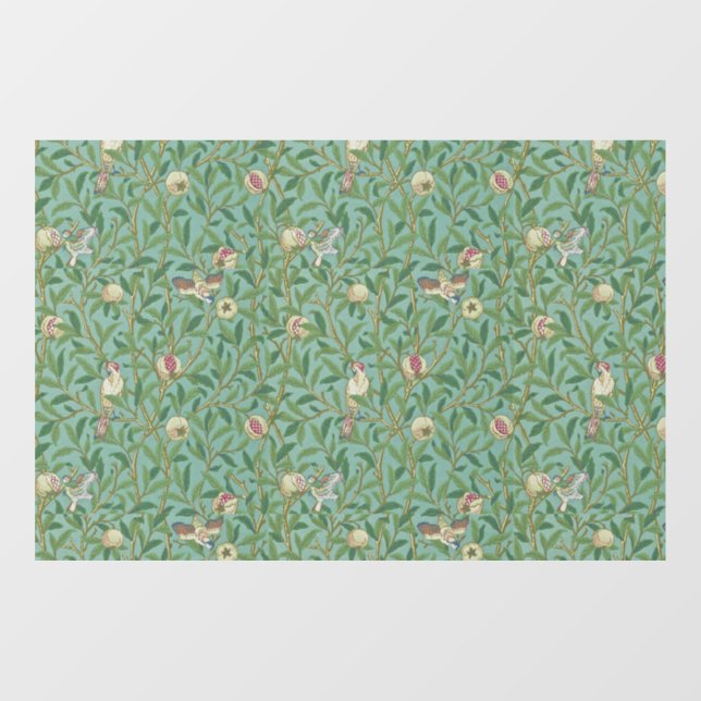 William Morris "Bird & Pomegranate" 3. Window Cling (Sheet)