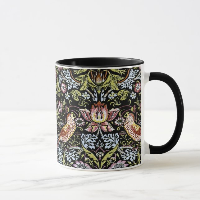 William Morris birds and flowers 2 Mug (Right)