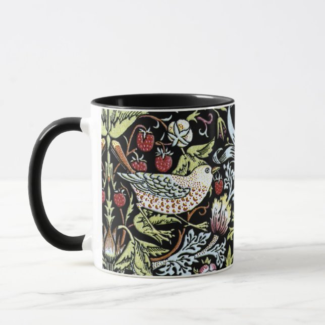 William Morris birds and flowers 2 Mug (Left)