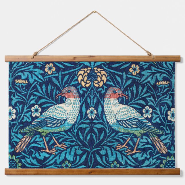 William Morris, Birds and Flowers Hanging Tapestry (Front)