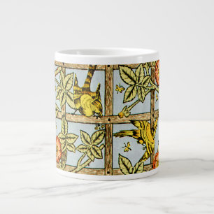 William Morris birds and flowers pattern Large Coffee Mug