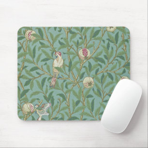 William Morris, Birds and Pommegrenates - Green Mouse Mat