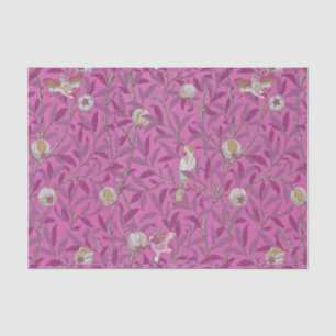 William Morris, Birds and Pommegrenates - Pink Tissue Paper