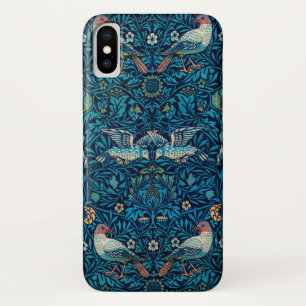 William Morris Birds Art Nouveau Floral Pattern iPhone X Case