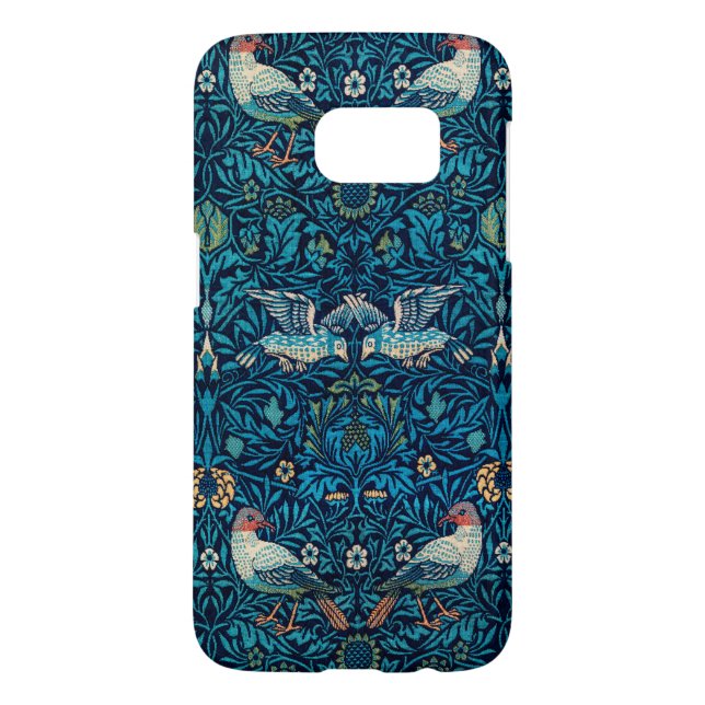 William Morris Birds Art Nouveau Floral Pattern Case-Mate Samsung Galaxy Case (Back)