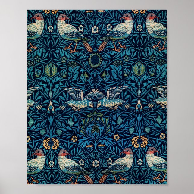 William Morris Birds famous pattern Poster (Front)