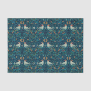 William Morris - Birds Floral Pattern Splicing Tissue Paper