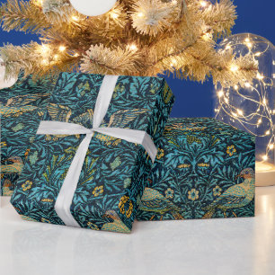 William Morris Birds & Floral Pattern Wrapping Paper