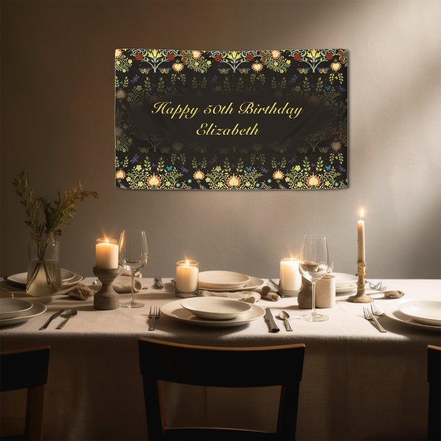 William Morris Birthday Party Banner (Creator Uploaded)