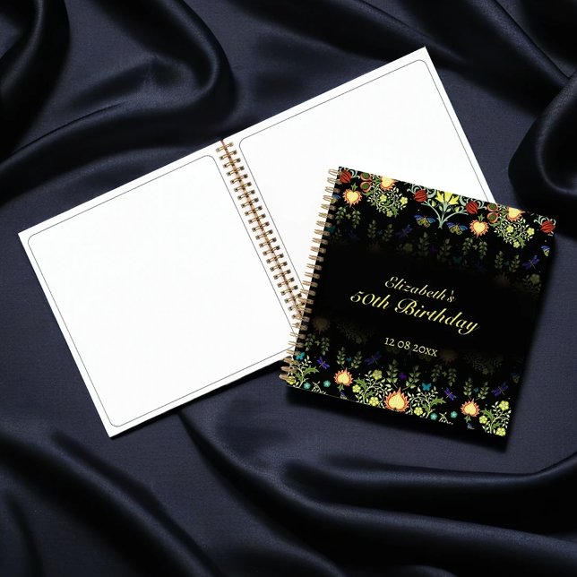 William Morris Birthday Party Guest Book (Creator Uploaded)