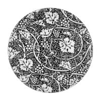 William Morris Black White Grape Vine Pattern