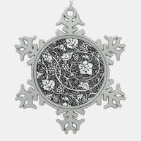 William Morris Black White Grape Vine Pattern
