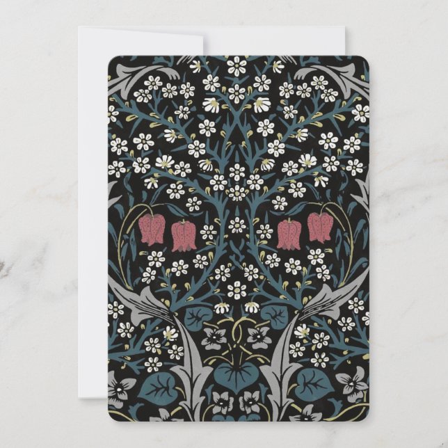 William Morris Blackthorn Floral Art Nouveau (Front)