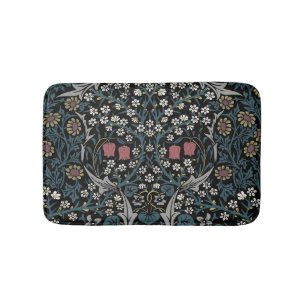 William Morris Blackthorn Floral Art Nouveau Bath Mat