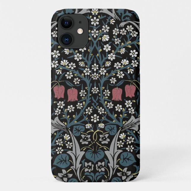 William Morris Blackthorn Floral Art Nouveau Case-Mate iPhone Case (Back)