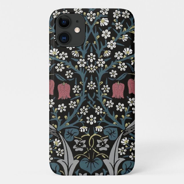 William Morris Blackthorn Floral Art Nouveau Case-Mate iPhone Case (Back)