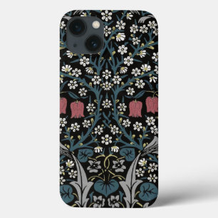 William Morris Blackthorn Floral Art Nouveau iPhone 13 Case