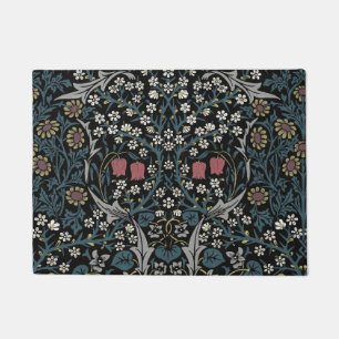 William Morris Blackthorn Floral Art Nouveau Doormat
