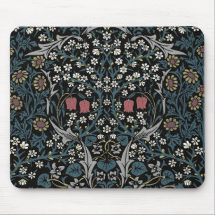 William Morris Blackthorn Floral Art Nouveau Mouse Mat
