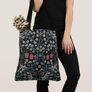 William Morris Blackthorn Floral Art Nouveau Tote Bag