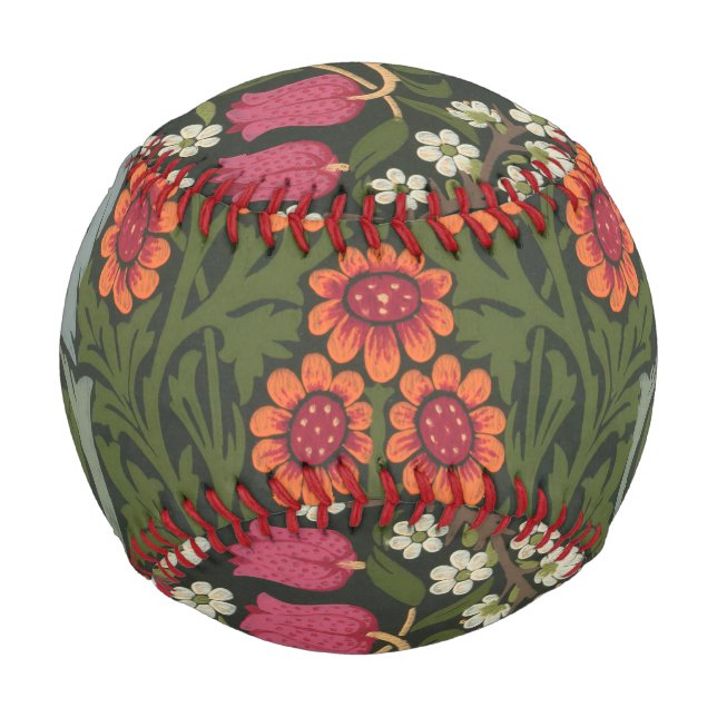 William Morris Blackthorn Garden Flower Classic Baseball (Front)