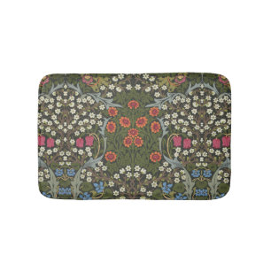 William Morris Blackthorn Garden Flower Classic Bath Mat