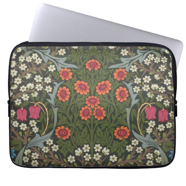 William Morris Blackthorn Garden Flower Classic Laptop Sleeve (Front)
