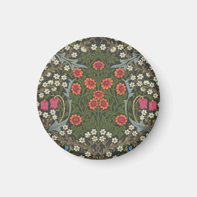 William Morris Blackthorn Garden Flower Classic Magnet (Front)