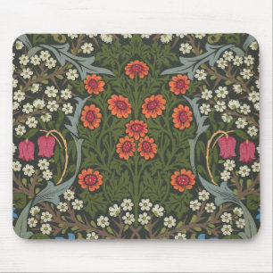 William Morris Blackthorn Garden Flower Classic Mouse Mat