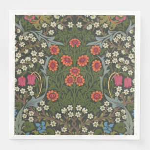 William Morris Blackthorn Garden Flower Classic Napkin