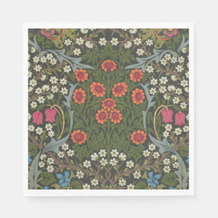 William Morris Blackthorn Garden Flower Classic Napkin