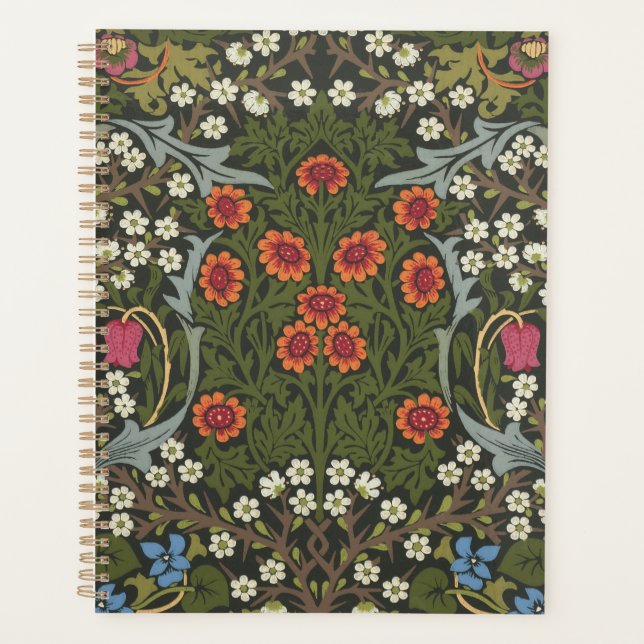 William Morris Blackthorn Garden Flower Classic Planner (Front)