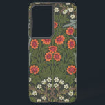 William Morris Blackthorn Garden Flower Classic Samsung Galaxy Case<br><div class="desc">This blackthorn botanical flower design is based on the classic William Morris blackthorn  wallpaper pattern which was created in 1892 by J.H. Deale for Morris & Co. The ornate flower design is a gorgeous classic botanical pattern with an elegant décor touch.</div>