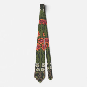William Morris Blackthorn Garden Flower Classic Tie