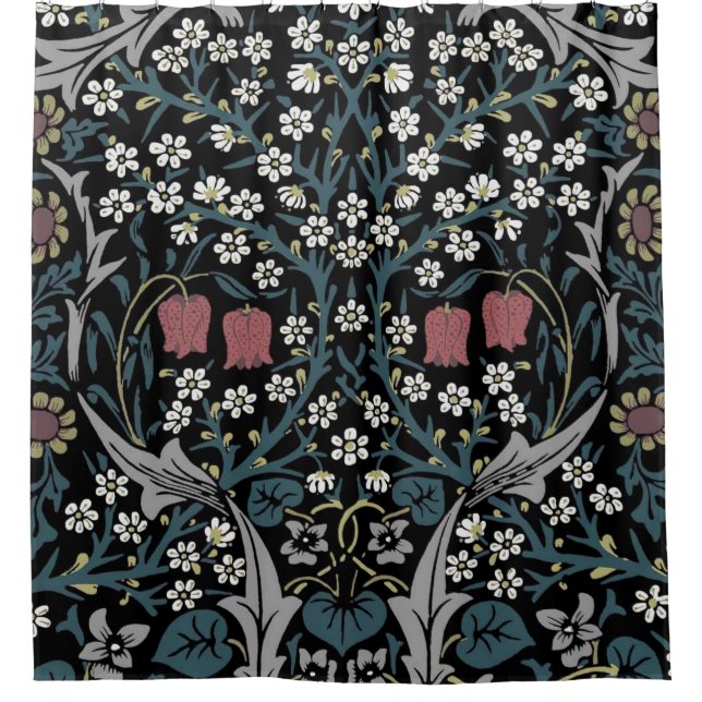 William Morris Blackthorn Shower Curtain (Front)