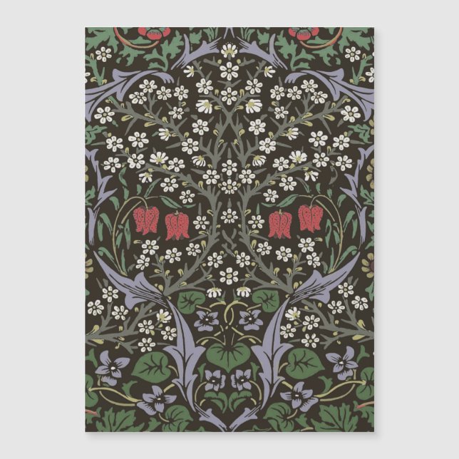 William Morris Blackthorn Tapestry Floral (Front)