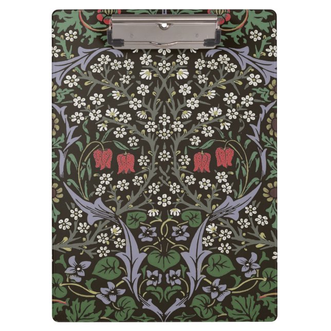 William Morris Blackthorn Tapestry Floral Clipboard (Front)