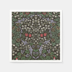 William Morris Blackthorn Tapestry Floral Napkin