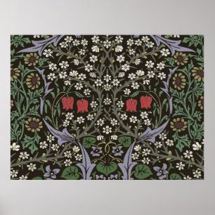 William Morris Blackthorn Tapestry Floral Poster