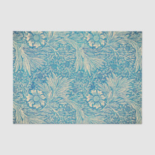 William Morris BLUE AND PEACH FLORAL Tissue Paper