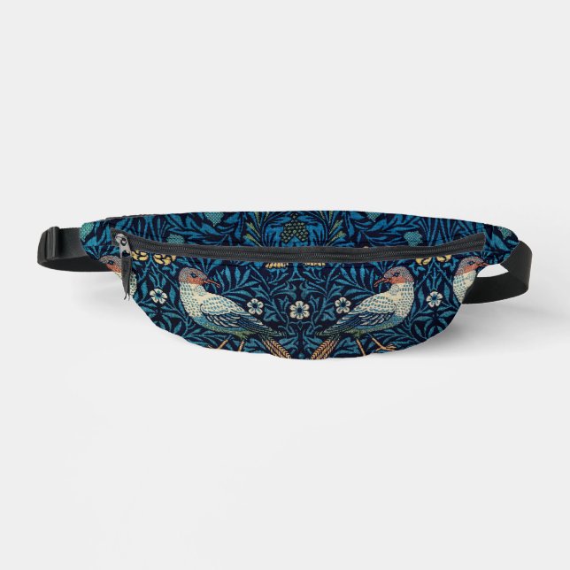 William Morris Blue Birds Tapestry Classic Bum Bags (Front)