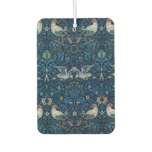 William Morris Blue Birds Tapestry Classic Car Air Freshener