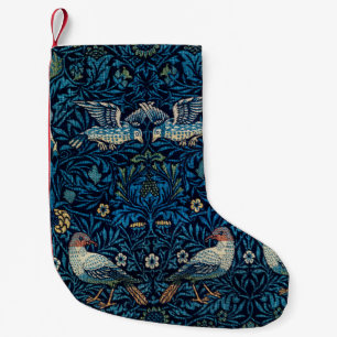 William Morris Blue Birds Tapestry Classic Small Christmas Stocking