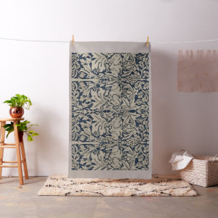 William Morris, Blue grey, pattern,art nouveau,vin Fabric